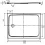 Kaldewei Cayonoplan 361547980701 brodzik 100x75 cm czarny zdj.2