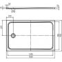 Kaldewei Cayonoplan 363200010001 brodzik prostokątny 150x90 cm zdj.2