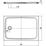 Kaldewei Cayonoplan 375247980001 brodzik prostokątny 110x80 cm biały zdj.2