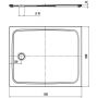 Kaldewei Cayonoplan 375747980001 brodzik prostokątny 120x100 cm biały zdj.2