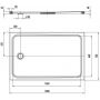 Kaldewei Cayonoplan 363547980001 brodzik prostokątny 160x75 cm zdj.2