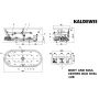 Kaldewei Centro Duo Oval 282860000001 wanna z hydromasażem 180x80 cm owalna biała zdj.2