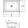 Kaldewei Cayono 913706000001 umywalka 59.6x42.6 cm prostokątna podblatowa biała zdj.2