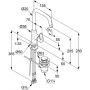 Kludi Pure&Easy 370230565 bateria umywalkowa stojąca chrom zdj.2