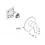 Kludi Pure&Easy 377550565 bateria prysznicowa podtynkowa chrom zdj.2
