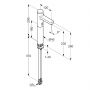 Kludi Zenta SL 3810605WR bateria umywalkowa stojąca elektroniczna chrom zdj.2