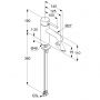 Kludi Bozz 383890576WR4 bateria umywalkowa stojąca chrom zdj.2