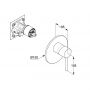 Kludi Bozz 387550576 bateria prysznicowa podtynkowa chrom zdj.2