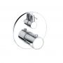 Kludi Zenta SL 388100545 bateria wannowo-prysznicowa podtynkowa z termostatem chrom zdj.1