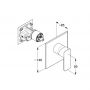 Kludi Pure&Style 407550575 bateria prysznicowa podtynkowa chrom zdj.2