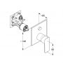 Kludi Pure&Style 407590575 bateria wannowo-prysznicowa podtynkowa chrom zdj.2