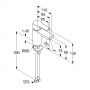 Kludi Zenta SL 483893965 bateria umywalkowa stojąca czarna zdj.2