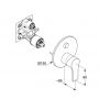 Kludi Zenta SL 487590565 bateria wannowo-prysznicowa podtynkowa chrom zdj.2