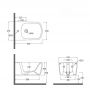 Kludi Resa S 27BIW0143 bidet wiszący biały zdj.2
