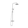 Kludi Logo Neo 680820500 zestaw prysznicowy ścienny termostatyczny z deszczownicą chrom zdj.1
