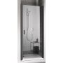 Kermi Cada XS Czarny Soft CK1WR070203PK drzwi prysznicowe 70 cm uchylne do wnęki zdj.1