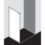 Kermi Nica czarna NID2R/L NITWL075203PK ścianka prysznicowa 75 cm zdj.2