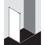 Kermi Nica czarna NID2R/L NITWL080203PK ścianka prysznicowa 80 cm zdj.2