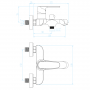 Kuchinox Dima BQD010D bateria wannowa zdj.2