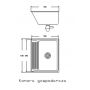 Kuchinox Eko SKE090A komora gospodarcza 63x50 cm stalowa zdj.2