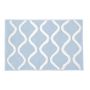 Kleine Wolke Piana 9180746519 dywanik łazienkowy 90x60 cm prostokątny niebieski zdj.1