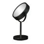 Kleine Wolke LED Mirror 5887926886 lusterko kosmetyczne 17.5x29.5 cm okrągłe z oświetleniem czarny zdj.1
