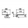 Laufen Ada HF506791516060 uchwyt na papier toaletowy czarny zdj.2