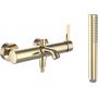 Laufen Kartell H3213370011411 bateria wannowo-prysznicowa ścienna złota zdj.1