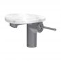 Laufen Ada HF506702505060 bateria umywalkowa stojąca biała-stal zdj.1