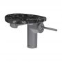 Laufen Ada HF506702506060 bateria umywalkowa stojąca czarna-stal zdj.1