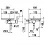 Laufen Ada HF506765506060 bateria wannowo-prysznicowa ścienna z termostatem czarna zdj.2