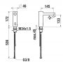 Laufen Twintronic HF707004100000 bateria umywalkowa stojąca elektroniczna chrom zdj.2
