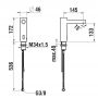 Laufen Twintronic HF707004100060 bateria umywalkowa stojąca elektroniczna chrom zdj.2