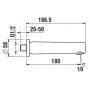 Laufen The New Classic HF900571462000 wylewka do baterii wannowej złota zdj.2