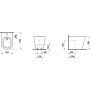 Laufen Kartell H8323310003021 bidet stojący biały zdj.2