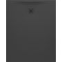 Laufen Pro H2109510800001 brodzik prostokątny 100x80 cm czarny zdj.1