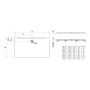 Laufen Pro H2109540790001 brodzik prostokątny 160x80 cm beton zdj.2