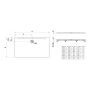 Laufen Pro H2119550790001 brodzik prostokątny 160x100 cm beton zdj.2