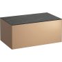 Laufen Sonar H4054100341411 szafka z blatem 77.5x45.5x34 cm podumywalkowa wisząca czarna zdj.1