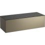 Laufen Sonar H4054200341421 szafka z blatem 117.5x45.5x34 cm podumywalkowa wisząca czarna zdj.1