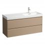 Laufen Meda H4217620114651 szafka 118x45x51.5 cm podumywalkowa wisząca cappucino zdj.1