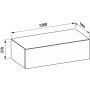 Laufen Il Bagno Alessi H4303000972691 szafka z blatem zdj.2