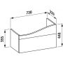 Laufen Il Bagno Alessi H4304010976301 szafka zdj.2