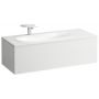 Laufen Il Bagno Alessi H4304410972601 szafka 119.5x49x36.5 cm podumywalkowa wisząca biały zdj.1