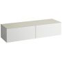Laufen Il Bagno Alessi H4313300972601 szafka z blatem 160x50x37 cm podumywalkowa wisząca biały zdj.1