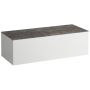 Laufen Il Bagno Alessi szafka 120 cm podumywalkowa wisząca z blatem biały mat H4323000972601 zdj.1