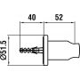 Laufen Twin uchwyt prysznicowy ścienny złoty mat HF504779462000 zdj.2
