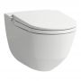 Laufen Cleanet Riva H8206917650001 toaleta myjąca wisząca bez kołnierza biała zdj.1