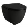 Laufen Pro X H8208637160001 miska wc wisząca bez kołnierza ze spłukiwaniem wirowym czarny mat zdj.1