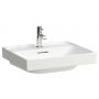 Laufen Meda H8101120001091 umywalka 55x46 cm prostokątna ścienna-meblowa biała zdj.1
